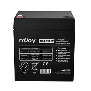 NJOY GP4.5121F – Baterie VRLA AGM 12V 4,5Ah NJOY GP4.5121F – Baterie VRLA AGM 12V 4,5Ah