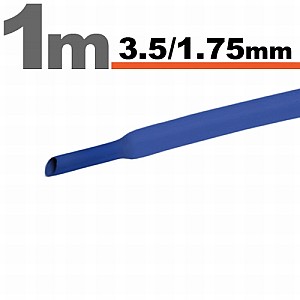 Tub termocontractabil<br>Albastru - 3,5 / 1,75 mm Tub termocontractabil<br>Albastru - 3,5 / 1,75 mm