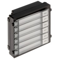 Modul extensie afisaj 6 familii pentru Interfon modular - HIKVISION DS-KD-KK