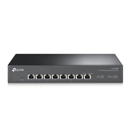 TL-SX1008 | TP-LINK | Switch 8 porturi RJ45 10G, Unmanaged, 1U - TP-Link TL-SX1008 Switch 8 porturi RJ45 10G, Unmanaged, 1U - TP-Link TL-SX1008