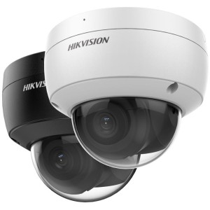 Camera IP AcuSense, 4MP, Dome, lentila 2.8mm, IR 30m, microfon, PoE, IK10, Hikvision - DS-2CD2143G2-IU(2.8mm)