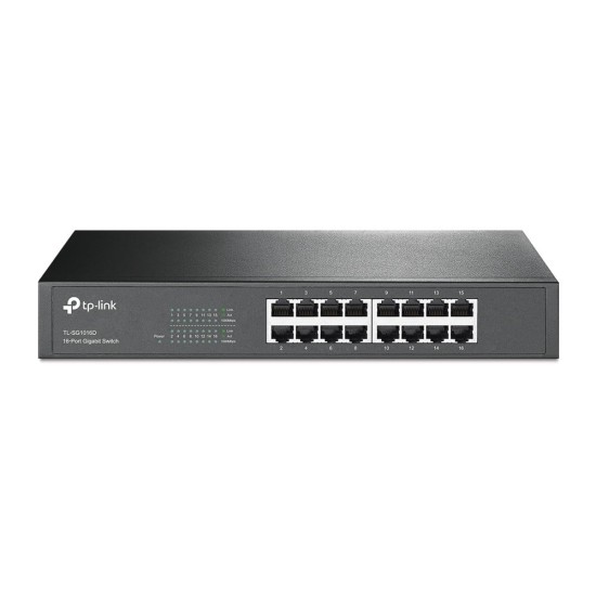 TL-SG1016D | TP-LINK | Switch 16 porturi RJ45 Gigabit, Unmanaged, 1U - TP-Link TL-SG1016D Switch 16 porturi RJ45 Gigabit, Unmanaged, 1U - TP-Link TL-SG1016D