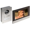 Kit videointerfon IP pe 2 fire, monitor tactil 7 inch, cameră 2MP, Wi-Fi, Hik-Connect, Hikvision - DS-KIS703Y-P – HIKVISION DS-KIS703Y-P
