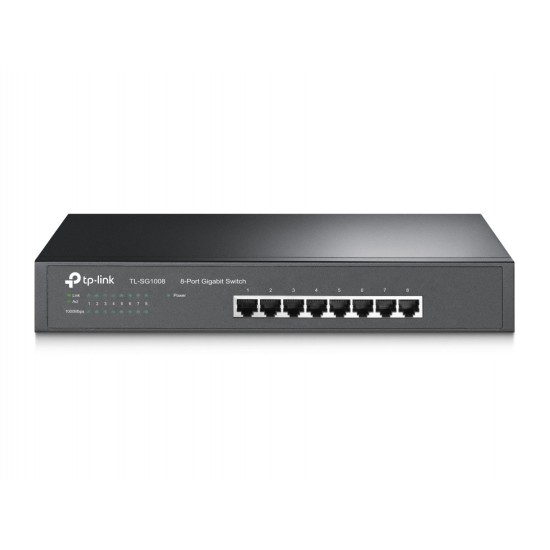 TL-SG1008 | TP-LINK | Switch 8 porturi RJ45 Gigabit, Unmanaged, 1U - TP-Link TL-SG1008 Switch 8 porturi RJ45 Gigabit, Unmanaged, 1U - TP-Link TL-SG1008