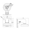 Suport de perete pentru cameră Dome, aliaj de aluminiu și oțel, alb, Hikvision - DS-1272ZJ-110-TRS – HIKVISION DS-1272ZJ-110-TRS
