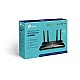 TP-Link Archer AX1500 router wireless Gigabit Ethernet Bandă dublă (2.4 GHz/ 5 GHz) Negru