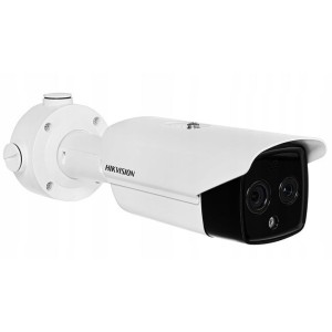 Camera IP termica si optica, 4MP optic, 256x192 termic, Bullet, IR 30m, PoE, Hikvision - DS-2TD2628-3/QA