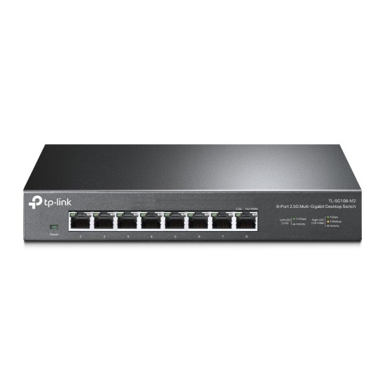 TL-SG108-M2 | TP-LINK | Switch 8 porturi RJ45 2.5G, Unmanaged - TP-Link TL-SG108-M2 Switch 8 porturi RJ45 2.5G, Unmanaged - TP-Link TL-SG108-M2
