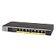 GS108LP-100EUS | Netgear | NETGEAR GS108LP Fara management Gigabit Ethernet (10/100/1000) Power over Ethernet (PoE) Suport 1U Negru, Gri NETGEAR GS108LP Fara management Gigabit Ethernet (10/100/1000) Power over Ethernet (PoE) Suport 1U Negru, Gri