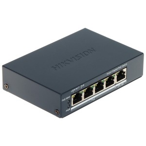 Switch 4 porturi Gigabit PoE, 1 port Uplink, Management - HIKVISION DS-3E1505P-EI