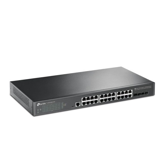 TL-SG3428X-UPS | TP-LINK | Switch 24 porturi RJ45 Gigabit, 4 x SFP+ 10G, Alimentare Baterie 12V, L2+ Management, 1U - TP-Link TL-SG3428X-UPS Switch 24 porturi RJ45 Gigabit, 4 x SFP+ 10G, Alimentare Baterie 12V, L2+ Management, 1U - TP-Link TL-SG3428X-UPS