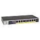 GS108LP-100EUS | Netgear | NETGEAR GS108LP Fara management Gigabit Ethernet (10/100/1000) Power over Ethernet (PoE) Suport 1U Negru, Gri NETGEAR GS108LP Fara management Gigabit Ethernet (10/100/1000) Power over Ethernet (PoE) Suport 1U Negru, Gri