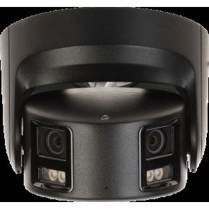 Camera IP ColorVu panoramica, 8MP, Turret, 2 lentile 4mm, 180°, lumina alba 30m, alarma audio-vizuala, Hikvision - DS-2CD2387G2P-LSU/SL(4mm)(C)/BLACK Camera IP ColorVu panoramica, 8MP, Turret, 2 lentile 4mm, 180°, lumina alba 30m, alarma audio-vizuala, Hikvision - DS-2CD2387G2P-LSU/SL(4mm)(C)/BLACK