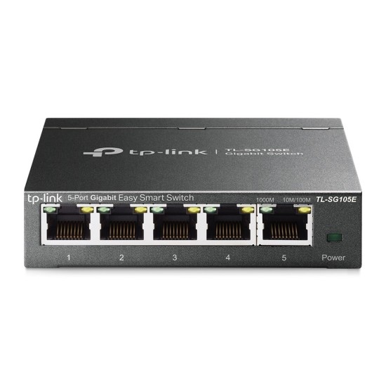 TL-SG105E | TP-LINK | Switch Easy Smart, 5 porturi RJ45 Gigabit, Managed - TP-Link TL-SG105E Switch Easy Smart, 5 porturi RJ45 Gigabit, Managed - TP-Link TL-SG105E