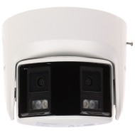 Camera IP AcuSense panoramica, 4MP, Turret, 2 lentile 2.8mm, 180°, IR 30m, microfon, difuzor, PoE, Hikvision - DS-2CD2346G2P-ISU/SL(2.8mm)(C)