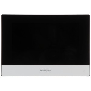 KIT videointerfon pentru o familie, Wi-Fi 2.4Ghz, monitor 7 inch - Hikvision DS-KIS604-S(C)