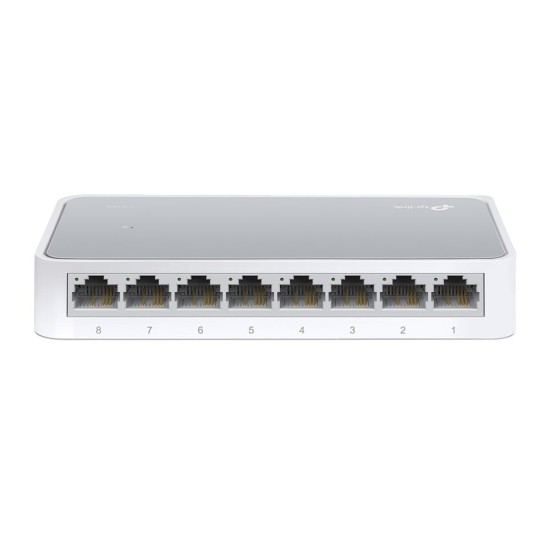 TL-SF1008D | TP-LINK | Switch 8 porturi RJ45 10/100 Mbps, Unmanaged - TP-Link TL-SF1008D Switch 8 porturi RJ45 10/100 Mbps, Unmanaged - TP-Link TL-SF1008D