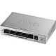 Zyxel GS1005HP Fara management Gigabit Ethernet (10/100/1000) Power over Ethernet (PoE) Suport Argint