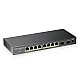 Zyxel GS1100-10HP v2 Fara management Gigabit Ethernet (10/100/1000) Power over Ethernet (PoE) Suport Negru