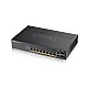 Zyxel GS1920-8HPV2 Gestionate Gigabit Ethernet (10/100/1000) Power over Ethernet (PoE) Suport Negru