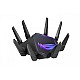 ASUS ROG Rapture GT-AXE16000 router wireless 10 Gigabit Ethernet Tri-band (2.4 GHz / 5 GHz / 6 GHz) Negru