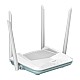 D-Link AX1500 R15 router wireless Gigabit Ethernet Bandă dublă (2.4 GHz/ 5 GHz) Alb