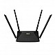 ASUS RT-AX53U router wireless Gigabit Ethernet Bandă dublă (2.4 GHz/ 5 GHz) 4G Negru