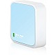 TP-Link 300Mbps Wireless N Nano Router router wireless Fast Ethernet Bandă unică (2.4 GHz) 4G Albastru, Alb