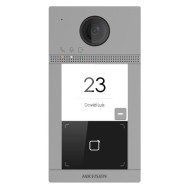 Panou exterior videointerfon TCP/IP pentru 1 familie, Wi-Fi 2.4GHz, control acces integrat - Hikvision DS-KV8113-WME1(C)