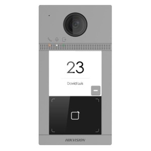 Panou exterior videointerfon TCP/IP pentru 1 familie, Wi-Fi 2.4GHz, control acces integrat - Hikvision DS-KV8113-WME1(C) Panou exterior videointerfon TCP/IP pentru 1 familie, Wi-Fi 2.4GHz, control acces integrat - Hikvision DS-KV8113-WME1(C)