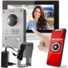 Kit videointerfon IP pe 2 fire, monitor tactil 7 inch, cameră 2MP, Wi-Fi, Hik-Connect, Hikvision - DS-KIS703Y-P – HIKVISION DS-KIS703Y-P