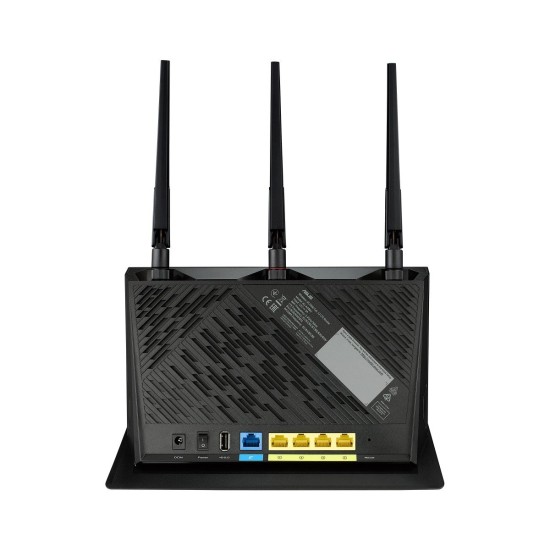 ASUS 4G-AC86U router wireless Gigabit Ethernet Bandă dublă (2.4 GHz/ 5 GHz) Negru