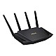 RT-AX58U | ASUS | ASUS RT-AX58U router wireless Gigabit Ethernet Bandă dublă (2.4 GHz/ 5 GHz) 4G Negru ASUS RT-AX58U router wireless Gigabit Ethernet Bandă dublă (2.4 GHz/ 5 GHz) 4G Negru