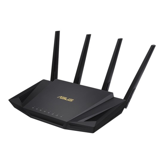 RT-AX58U | ASUS | ASUS RT-AX58U router wireless Gigabit Ethernet Bandă dublă (2.4 GHz/ 5 GHz) 4G Negru ASUS RT-AX58U router wireless Gigabit Ethernet Bandă dublă (2.4 GHz/ 5 GHz) 4G Negru