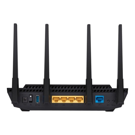 RT-AX58U | ASUS | ASUS RT-AX58U router wireless Gigabit Ethernet Bandă dublă (2.4 GHz/ 5 GHz) 4G Negru ASUS RT-AX58U router wireless Gigabit Ethernet Bandă dublă (2.4 GHz/ 5 GHz) 4G Negru