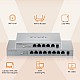 MG-105-ZZ0101F | ZyXEL | Zyxel MG-105 Fara management 2.5G Ethernet (100/1000/2500) Oțel Zyxel MG-105 Fara management 2.5G Ethernet (100/1000/2500) Oțel