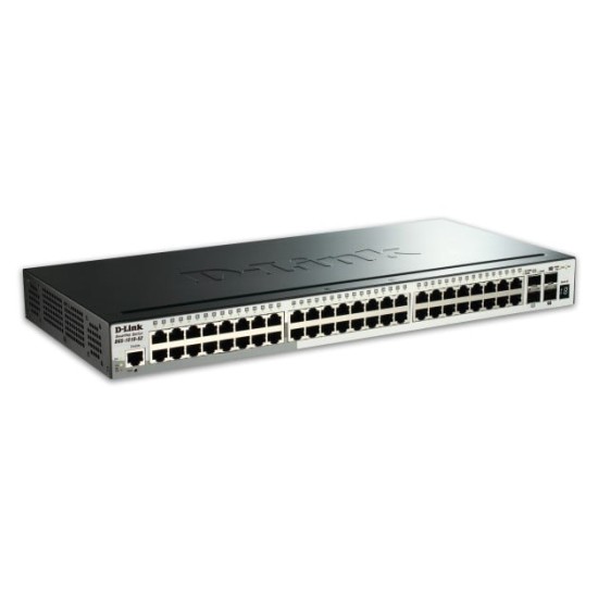 D-Link DGS-1510-52X switch-uri Gestionate L3 Gigabit Ethernet (10/100/1000) 1U Negru