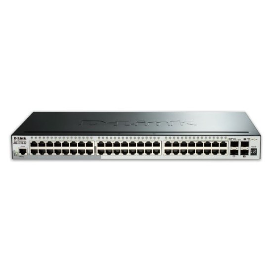 D-Link DGS-1510-52X switch-uri Gestionate L3 Gigabit Ethernet (10/100/1000) 1U Negru
