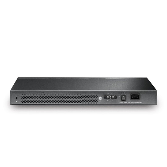 TL-SG3428X-UPS | TP-LINK | Switch 24 porturi RJ45 Gigabit, 4 x SFP+ 10G, Alimentare Baterie 12V, L2+ Management, 1U - TP-Link TL-SG3428X-UPS Switch 24 porturi RJ45 Gigabit, 4 x SFP+ 10G, Alimentare Baterie 12V, L2+ Management, 1U - TP-Link TL-SG3428X-UPS