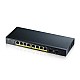GS1900-10HP-EU0102F | ZyXEL | Zyxel GS1900-10HP Gestionate L2 Gigabit Ethernet (10/100/1000) Power over Ethernet (PoE) Suport Negru Zyxel GS1900-10HP Gestionate L2 Gigabit Ethernet (10/100/1000) Power over Ethernet (PoE) Suport Negru