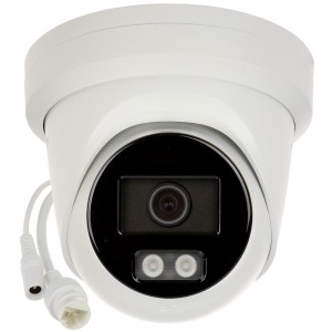 Camera IP ColorVu Smart Hybrid Light, 4MP, Turret, lentila 4mm, IR 30m, lumina alba 30m, microfon, PoE, Hikvision - DS-2CD2347G2H-LIU(4mm)(eF)