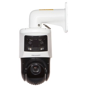 TandemVu, DarkFighter, ColorVu - Camera IP, 6MP, lentila 2.8mm si 4.8~120mm, 25X, WL 30m, IR 100m, Alarma, PoE+ - HIKVISION DS-2SE4C225MWG-E/26(F0)