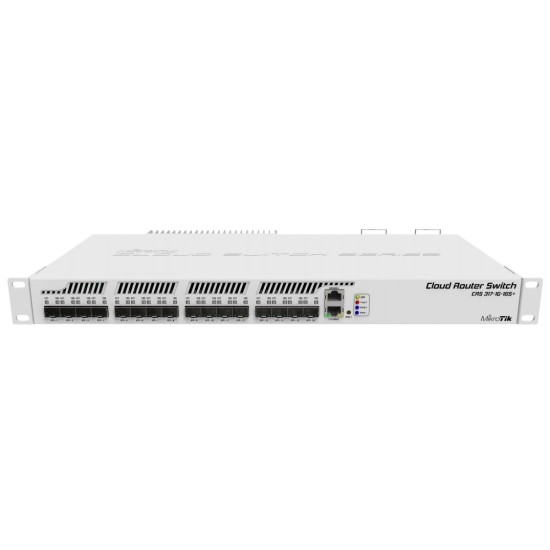 CRS317-1G-16S+RM | Mikrotik | Management Switch 16 x SFP+ 10Gbps, 1 x Gigabit - Mikrotik CRS317-1G-16S+RM Management Switch 16 x SFP+ 10Gbps, 1 x Gigabit - Mikrotik CRS317-1G-16S+RM