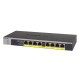 NETGEAR GS108LP Fara management Gigabit Ethernet (10/100/1000) Power over Ethernet (PoE) Suport 1U Negru, Gri