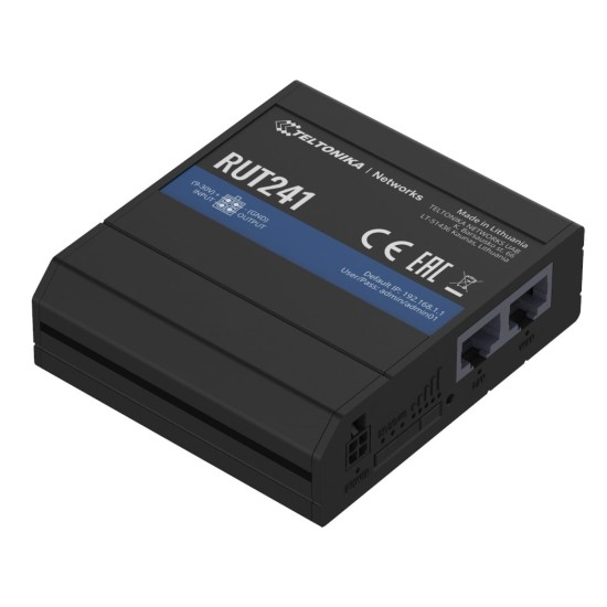 RUT241000000 | Teltonika | Teltonika RUT241 Router rețea celulară Teltonika RUT241 Router rețea celulară