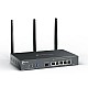 Router VPN, Wi-Fi 6, AX3000, 1 x SFP Gigabit, 5 x RJ45 Gigabit, 1 x USB - TP-Link Omada ER706W