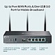 Router VPN, Wi-Fi 6, AX3000, 1 x SFP Gigabit, 5 x RJ45 Gigabit, 1 x USB - TP-Link Omada ER706W