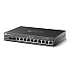 Router 3-in-1 VPN, Switch PoE, Controller, 2 x SFP 1G, 10 x RJ45 1G, Multi-WAN - TP-Link Omada ER7212PC