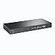 Switch 16 porturi PoE+ Gigabit, 2 porturi RJ45 Gigabit, 2 x Combo SFP Gigabit, Unmanaged - TP-Link TL-SG1218MP