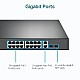 Switch 16 porturi PoE+ Gigabit, 2 porturi RJ45 Gigabit, 2 x Combo SFP Gigabit, Unmanaged - TP-Link TL-SG1218MP
